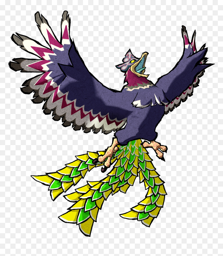 Legend Of Zelda Helmaroc King Clipart , Png Download - Legend Of Zelda Wind Waker Bird, Transparent Png - smoke plume png