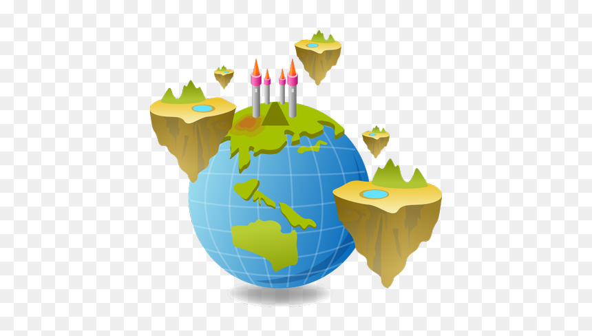 Homework, HD Png Download - globe map png