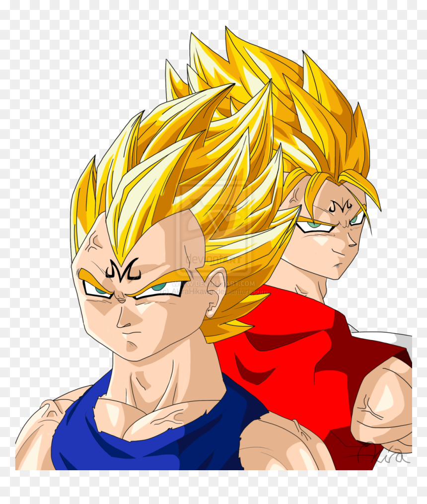 Cartoon, HD Png Download - majin vegeta png