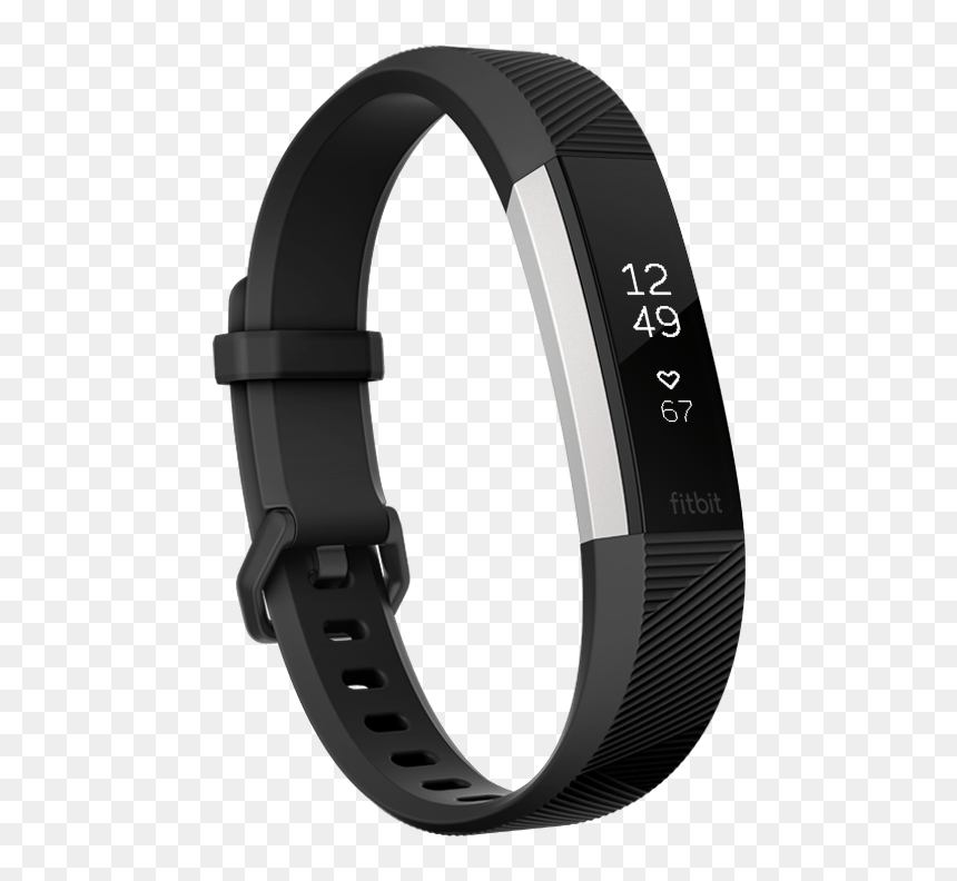 Black Fitbit Alta, HD Png Download - fitbit png