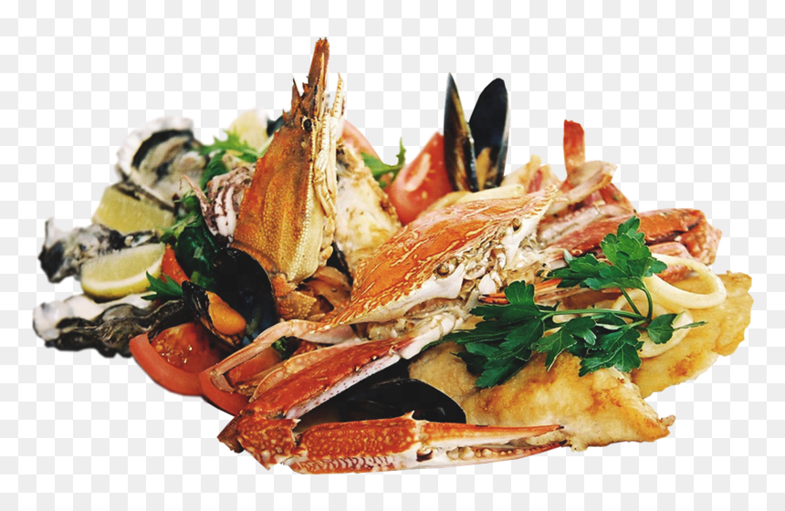 Seafood Dinner Png - Robot Kitchen Hyderabad Jubilee Hills Menu, Transparent Png - seafood png