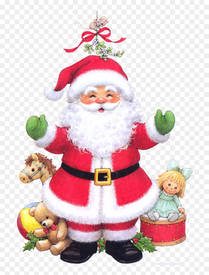 Pin By Efka J - Papá Noel Navideño Grande, HD Png Download - christmas father png