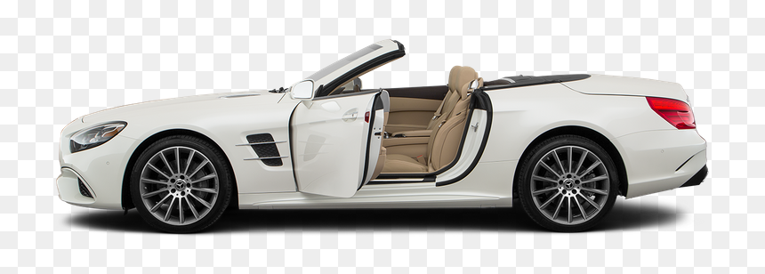 2018 Mercedes Sl 450 White, HD Png Download - benz car png