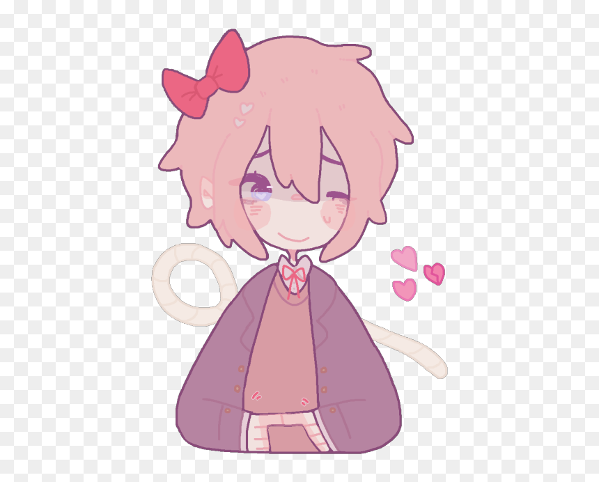 Shourue - Cartoon, HD Png Download - sayori hanging png