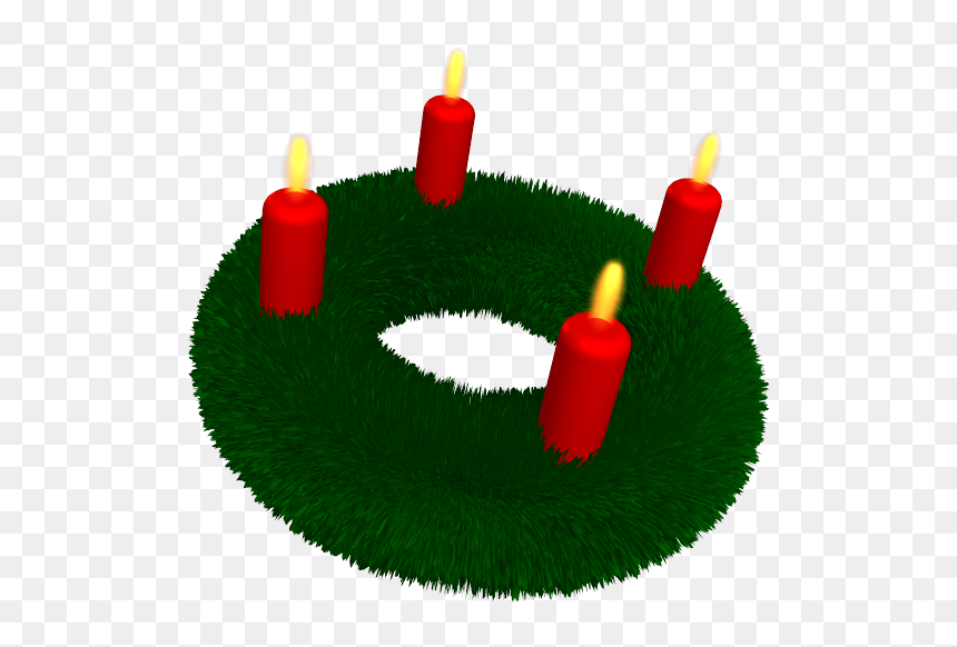 Advent-wreath - Advent Candle, HD Png Download - advent wreath png