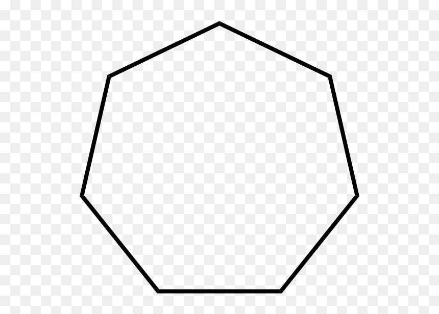 File - Cycloheptaan - Many Sides Does A Heptagon Have, HD Png Download - gon png