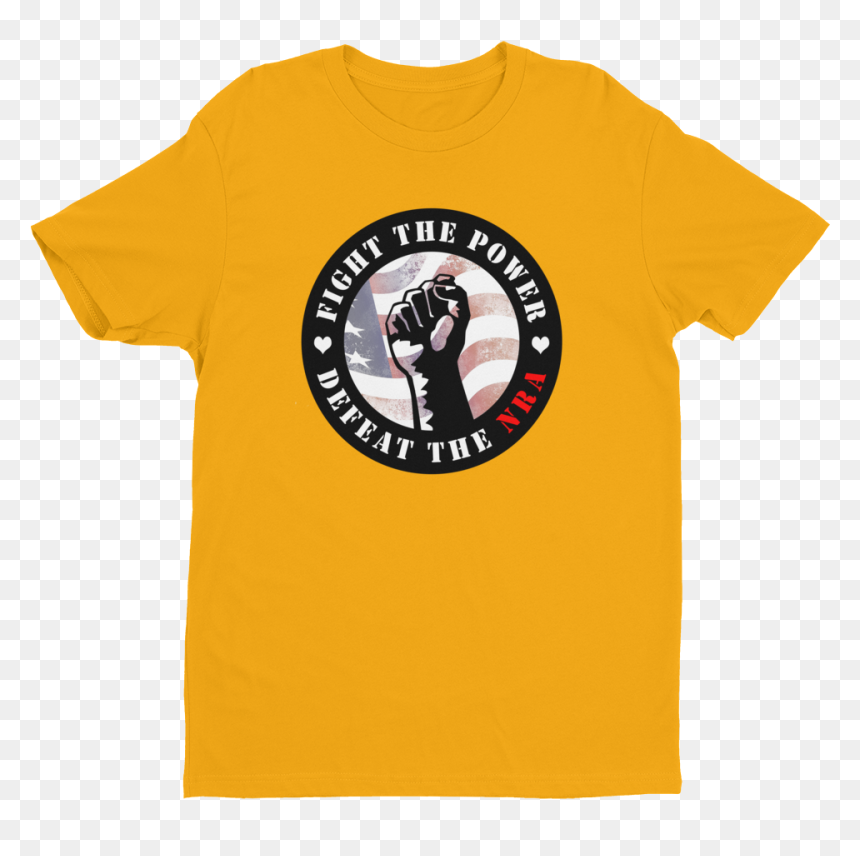 Fight The Power Emblem Anti Nra Unisex Short Sleeve - Active Shirt, HD Png Download - nra logo png