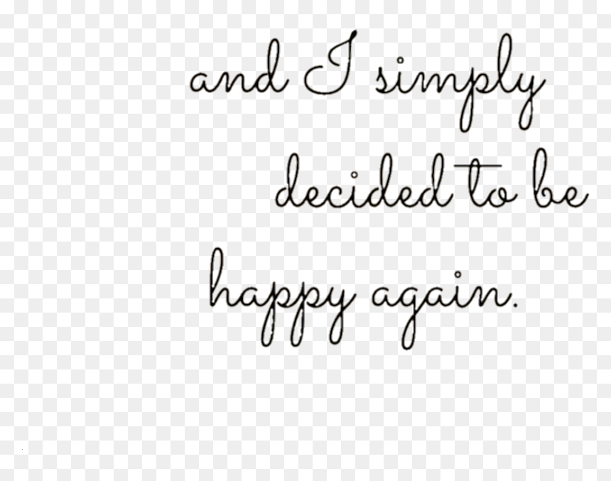 Tumbler Drawing Quote - Handwriting, HD Png Download - tumblr quote png