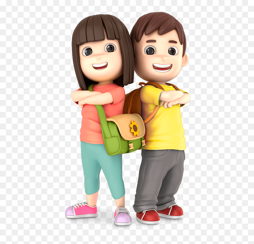 Niños Niño Blanco - Cartoon Boy And Girl Thumbs Up, HD Png Download - niño png