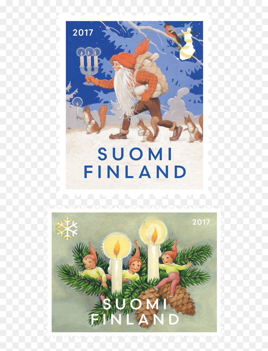 Finland Stamp Christmas 2017, HD Png Download - advent wreath png