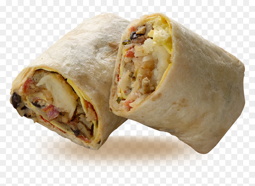 Breakfast Burrito Png, Transparent Png - burritos png