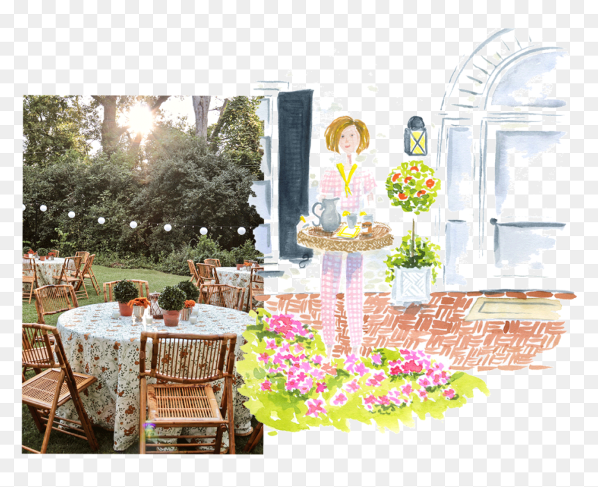 Entertaining Musings Graphic - Backyard, HD Png Download - air hostess png