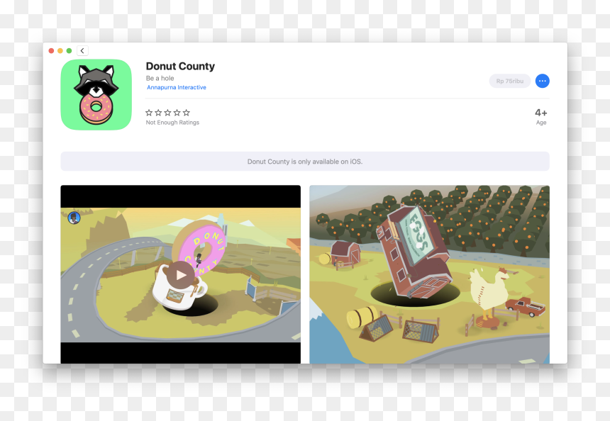 I Doubt This Is A Bug On The App Store, Since This - Donut County, HD Png Download - doubt png