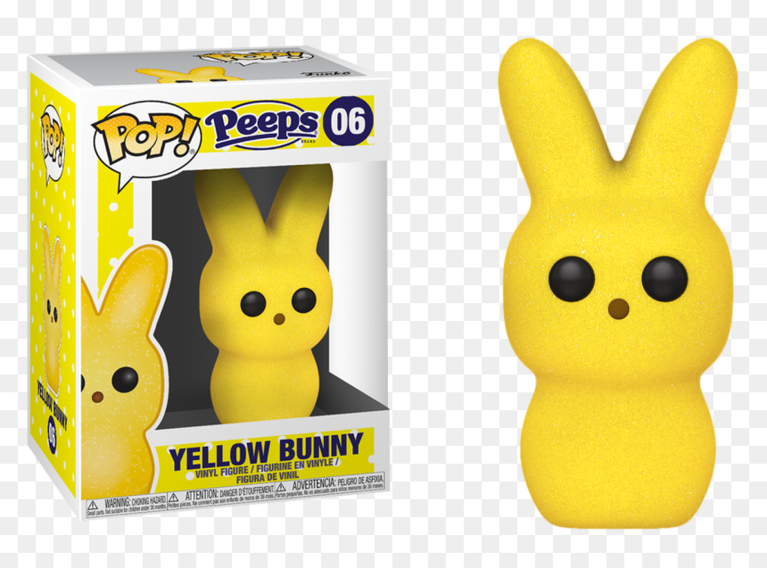 Yellow Bunny Pop Vinyl Figure - Peep Funko Pop, HD Png Download - peeps png