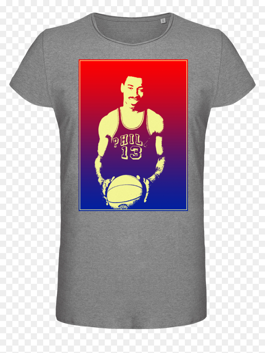 T-shirt Homme - Wilt Chamberlain - Basketball Player - Basketball Player, HD Png Download - wilt chamberlain png