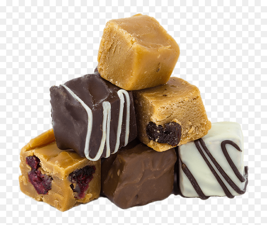 Buttermilk Christmas Fudge Selection - Chocolate, HD Png Download - fudge png