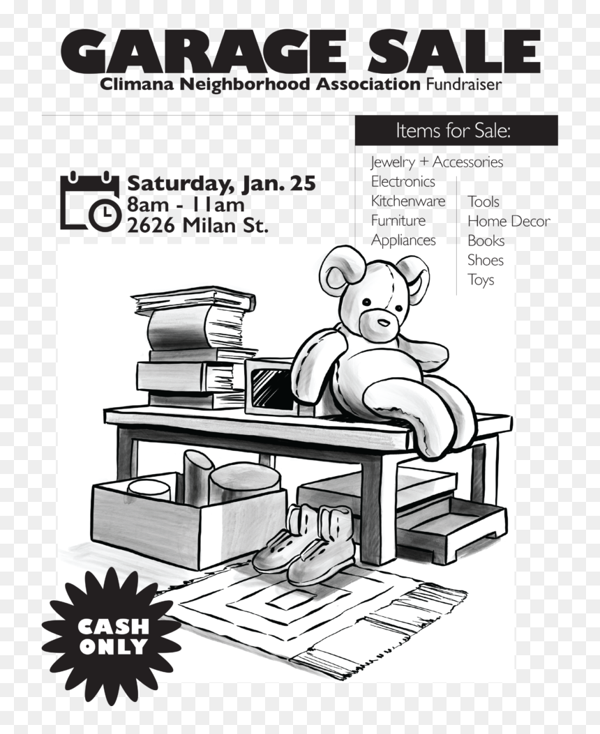 Cartoon, HD Png Download - garage sale png