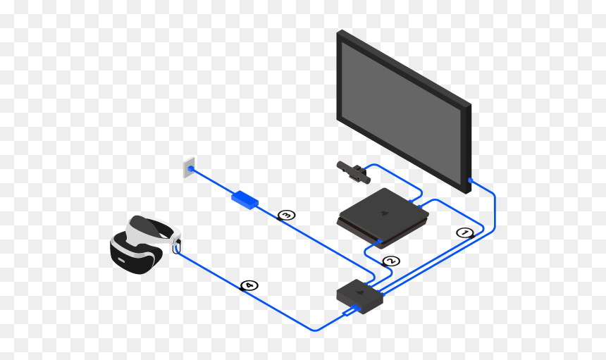 Setup Playstation Vr, HD Png Download - playstation vr png