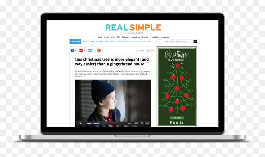 Transparent Publix Png - Real Simple Magazine, Png Download - publix png