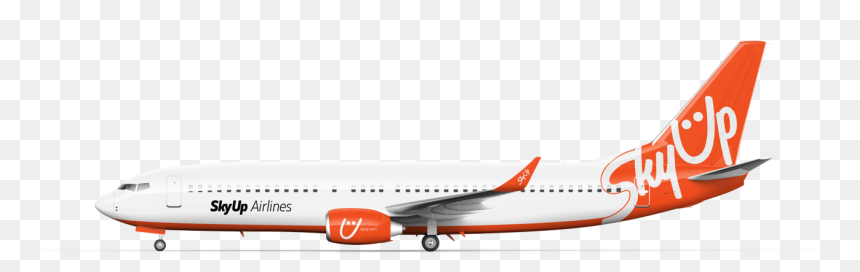 Самолет - Boeing 737 800 Ng, HD Png Download - air hostess png