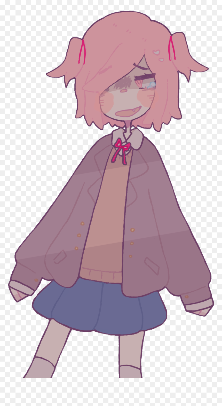 Cartoon, HD Png Download - sayori hanging png
