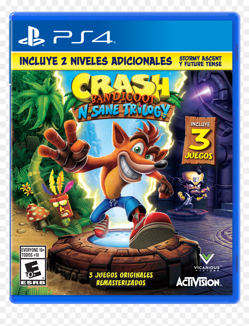 Crash Bandicoot N Sane Trilogy Ps4, HD Png Download - crash bandicoot woah png
