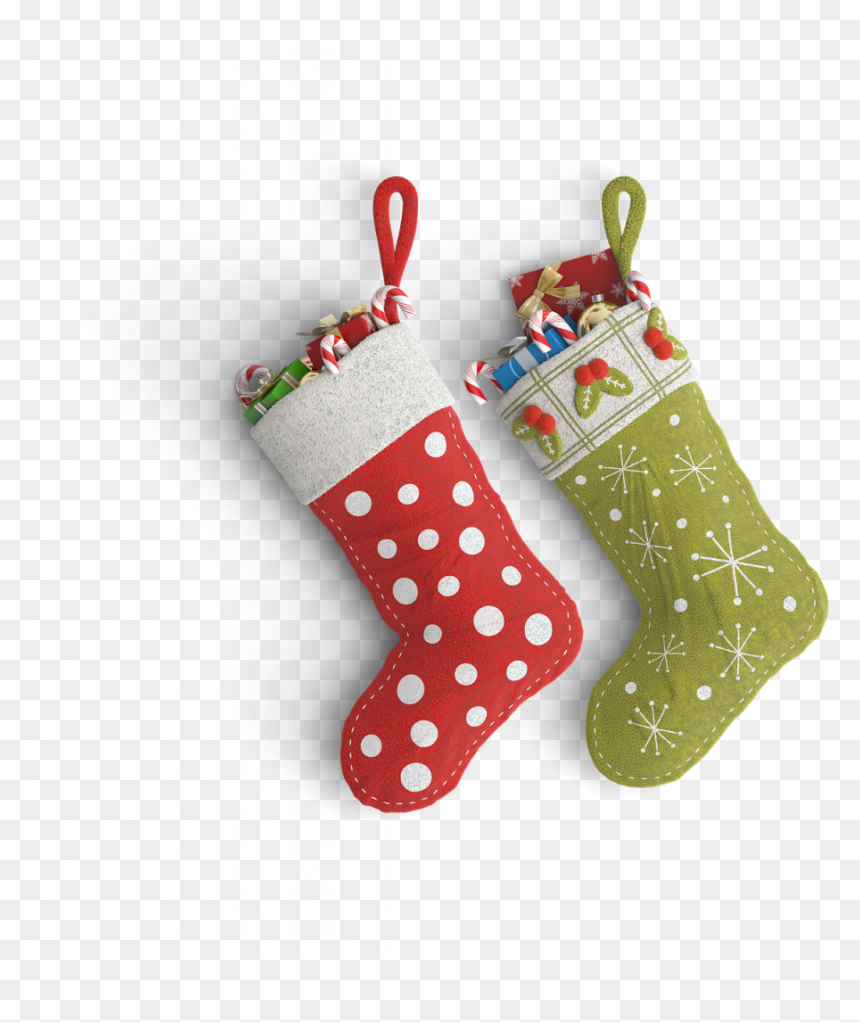 Christmas Decor - Christmas Stocking Full Of Toys, HD Png Download - advent wreath png