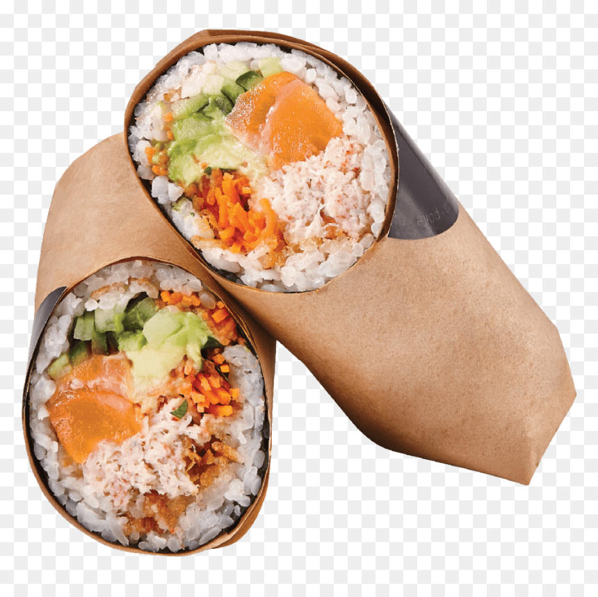 Sushi Burrito Png, Transparent Png - burritos png