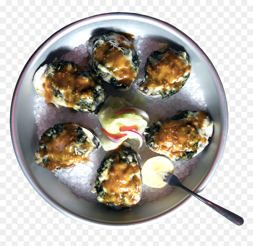 Oysters Rockefeller By Chef Mike Jalili - Stuffed Clam, HD Png Download - oysters png
