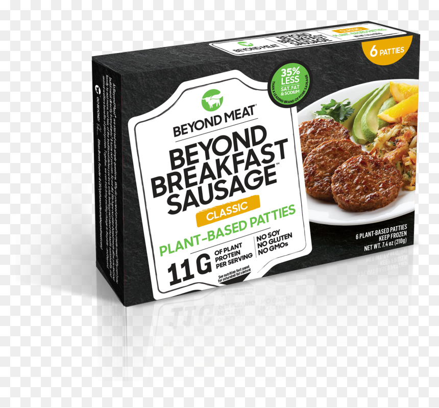 Beyond Breakfast Sausage Classic 6-count, HD Png Download - veg patties png