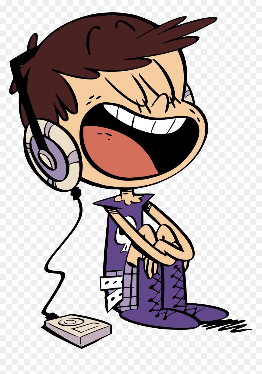 Clipart Mouth Loud Mouth - Loud House Luna Loud, HD Png Download - loud png