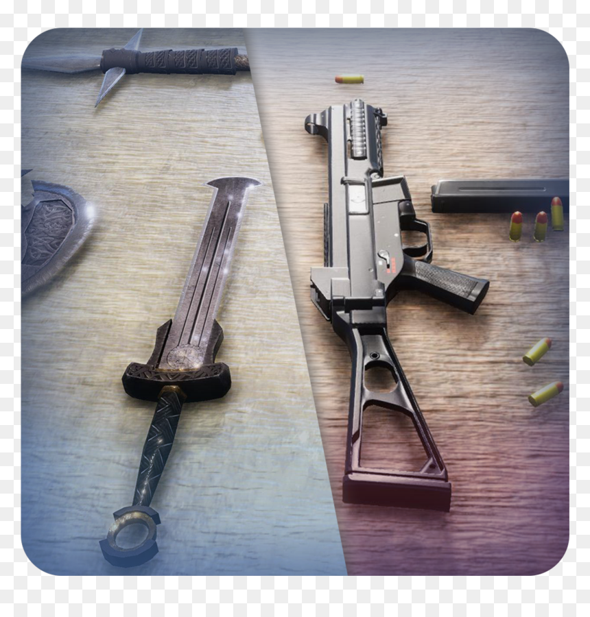 Weapons - Assault Rifle, HD Png Download - gun icon png