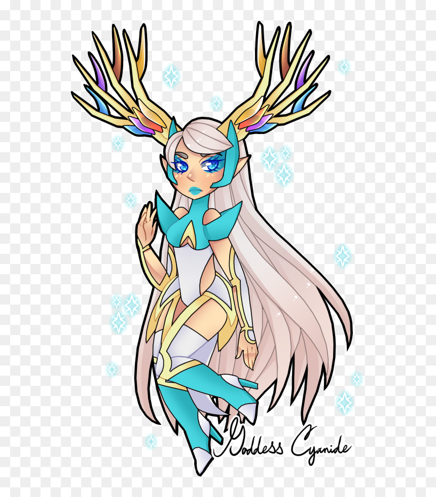 The Shiny Event Xerneas Is So Beautiful I Had To Gijinka - Xerneas Shiny Gijinka, HD Png Download - xerneas png