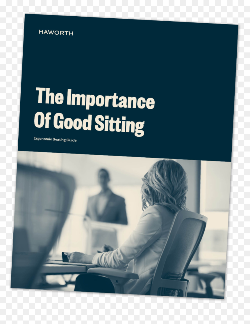 Ergonomic Seating Guide - Poster, HD Png Download - people sitting on chairs png