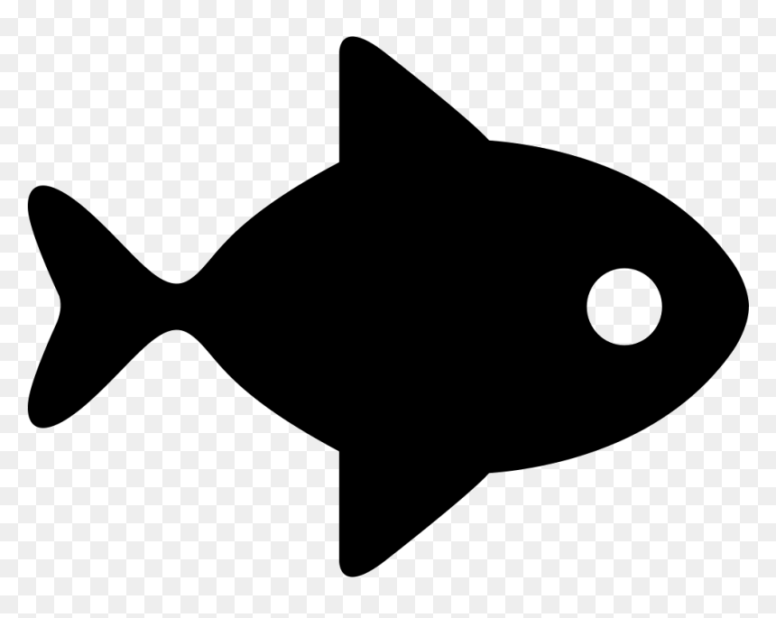 Seafood - Black Fish Icon Png, Transparent Png - seafood png