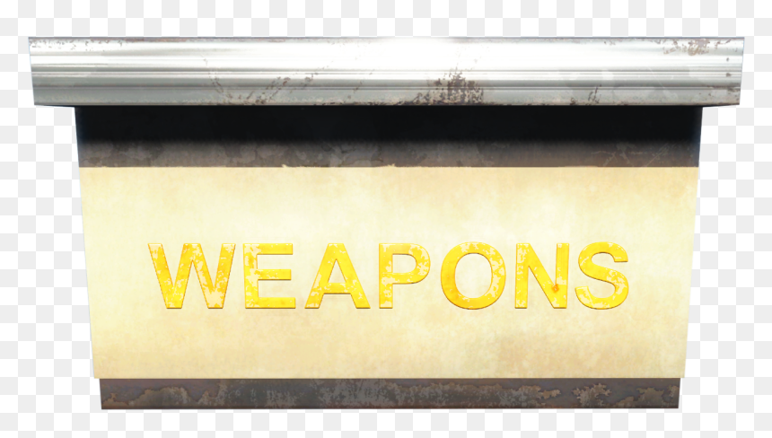 Fo4 Weapons Stand Counter - Art, HD Png Download - counter png