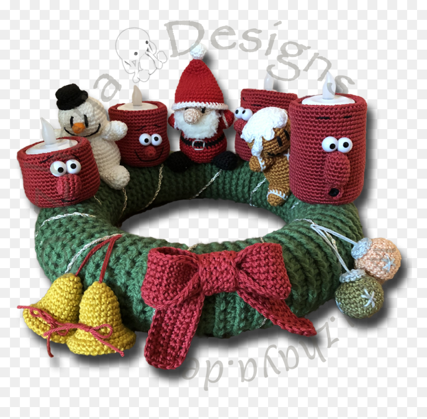 Advent Wreath - Crochet, HD Png Download - advent wreath png
