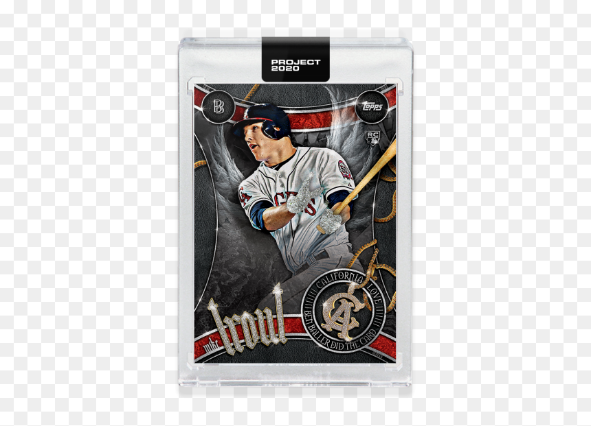 Topps Project 2020 Mike Trout, HD Png Download - my name jeff png