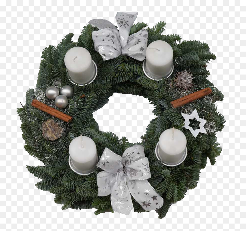 Wreath, HD Png Download - advent wreath png