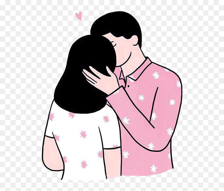Clip Art Girlfriend Boyfriend Kiss - Name I Kiss You, HD Png Download - png girlfriends