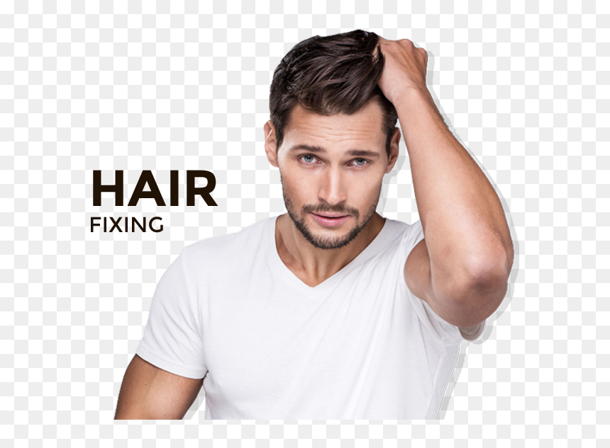 Best Hairfixing In Kochi - Caffeine Anti Hair Loss Shampoo, HD Png Download - men hair wig png