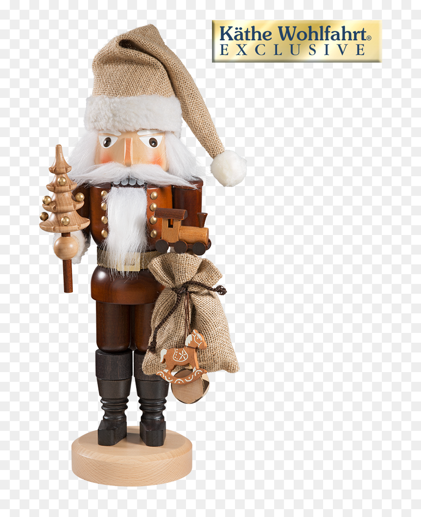 Nutcracker "santa With Small Gift Bag", - Nutcracker, HD Png Download - nutcracker png