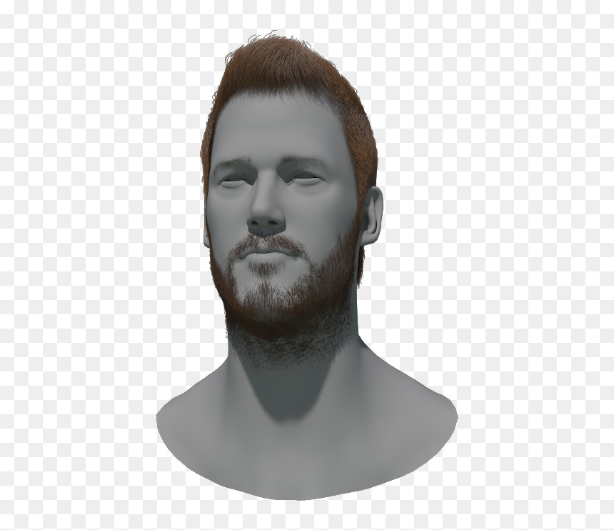 Bronze Sculpture, HD Png Download - men hair wig png