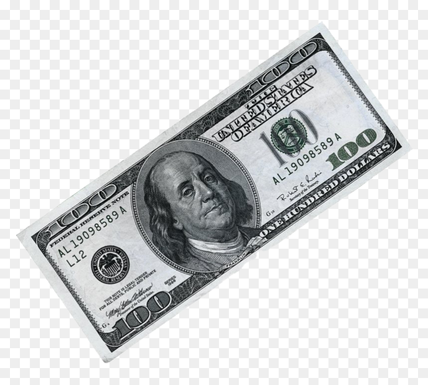 United States Dollar Bill Png Free Download - 100 Dollar Bill, Transparent Png - dollar bag png