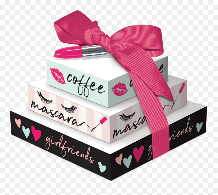 Glam Girlfriend Tower Of Notes With Pen - Notebook, HD Png Download - png girlfriends