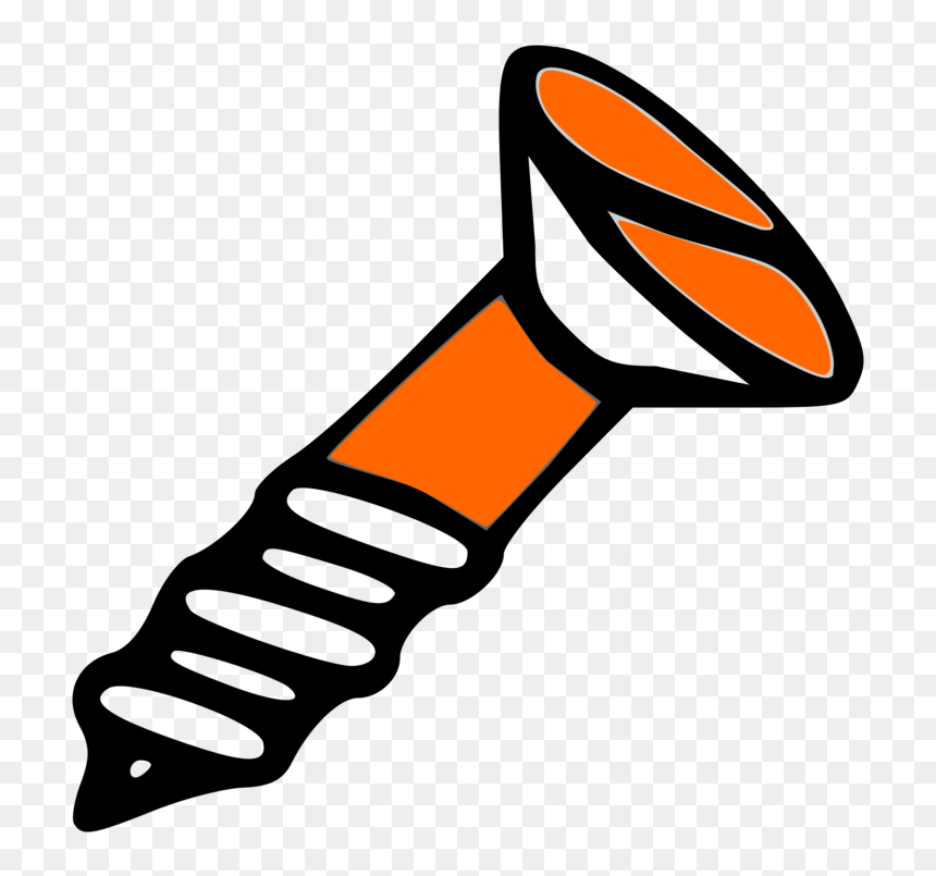 Line,tornillo,screw - Tornillo Clipart, HD Png Download - screw vector png