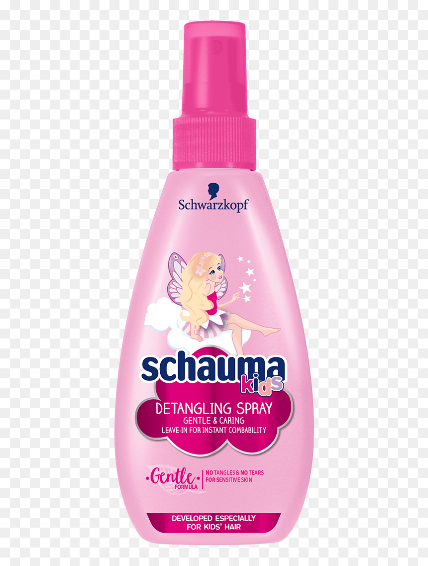 Schauma Com Kids For Girls Detangling Spray - Cosmetics, HD Png Download - boys hair png