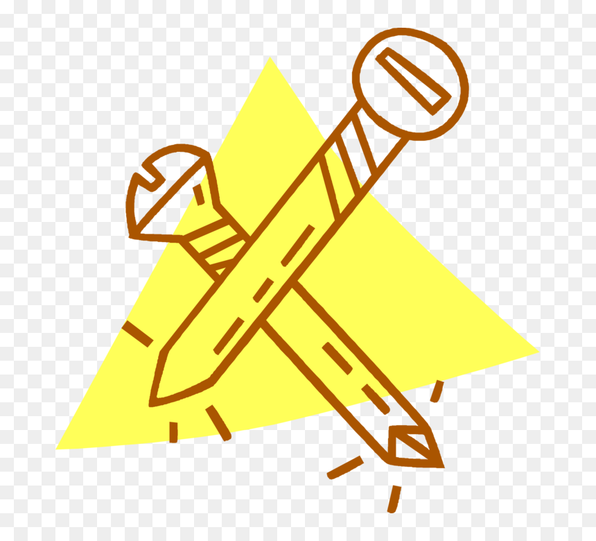 Vector Illustration Of Screw Threaded Fastener Used - Graphic Design, HD Png Download - screw vector png