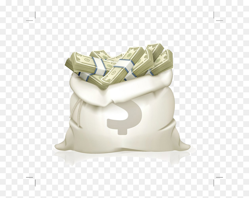Money Material Dollar Royalty-free Bag Vector Coin - Money Bag Royalty Free, HD Png Download - dollar bag png