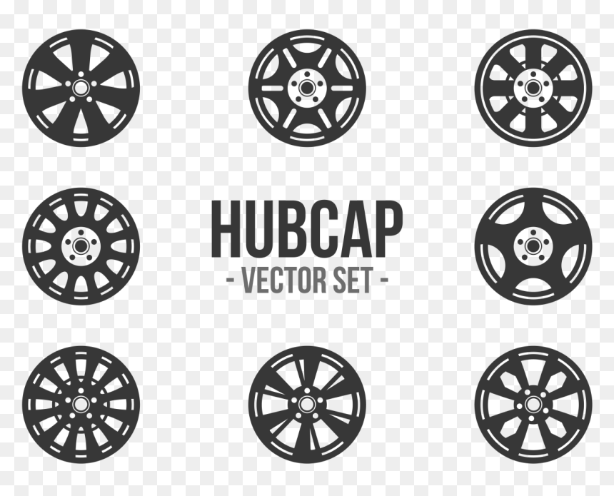 Hubcap Icons Vector - Jiji Station, HD Png Download - vector tyre png